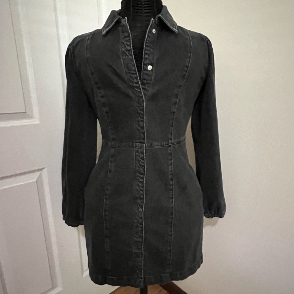 Free People Jean Dress size Medium Black